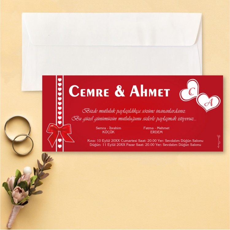 Beren Uzun Davetiye 0916 - Detay Görseli 1